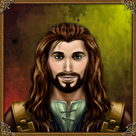 Adeimos hydranos fantasy avatar character portrait green and brown colors