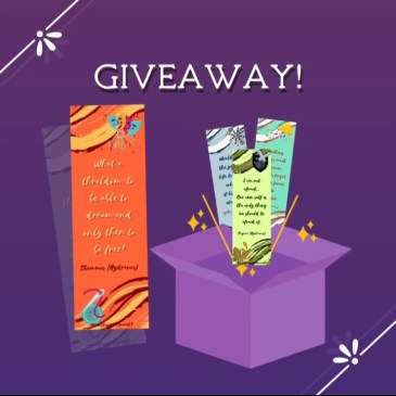 greek fantasy novel Hydranos The Age of Stones character quote bookmarks giveaway